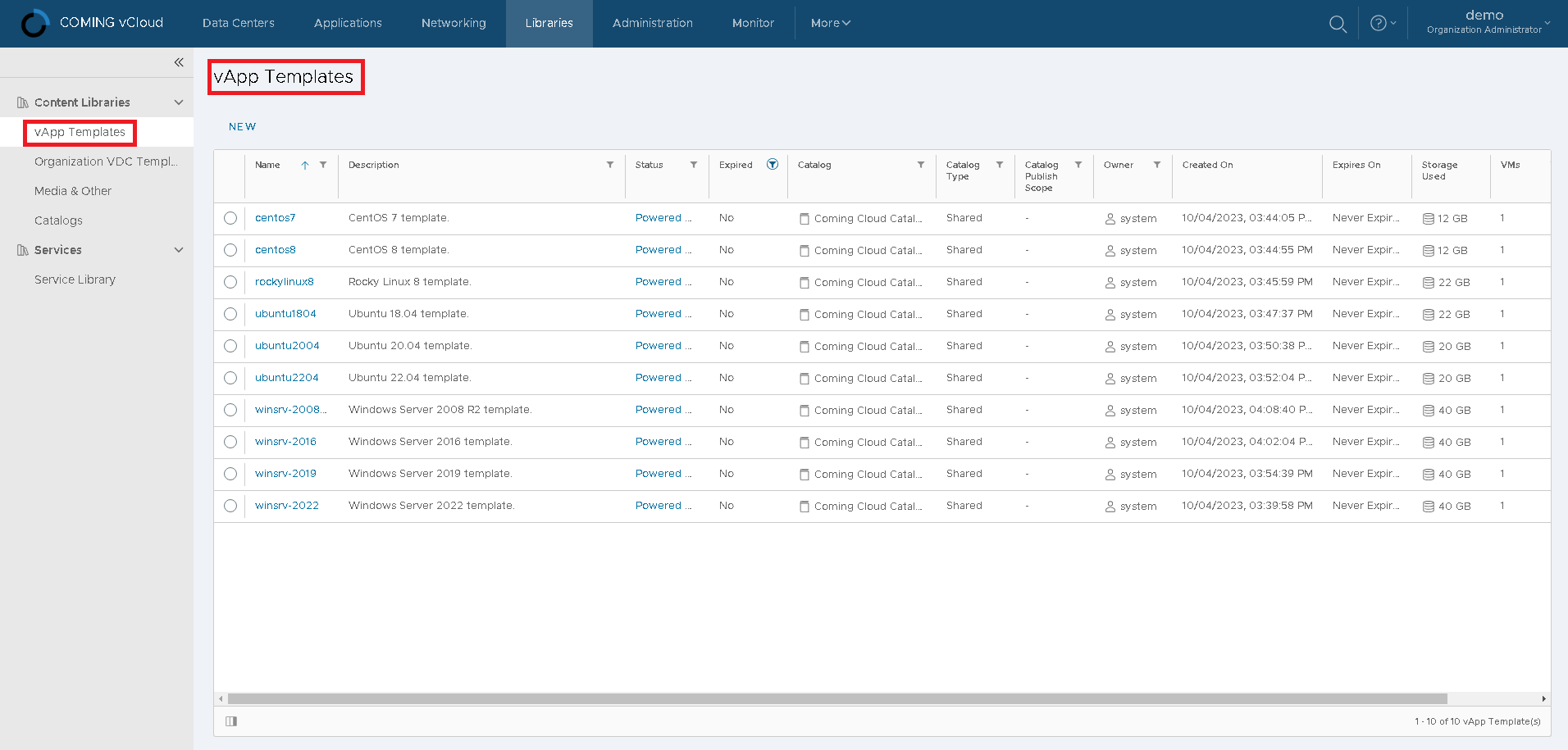 other-vapp-templates