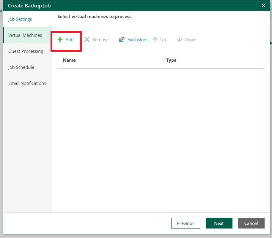 vprotect-create-job-add-vm