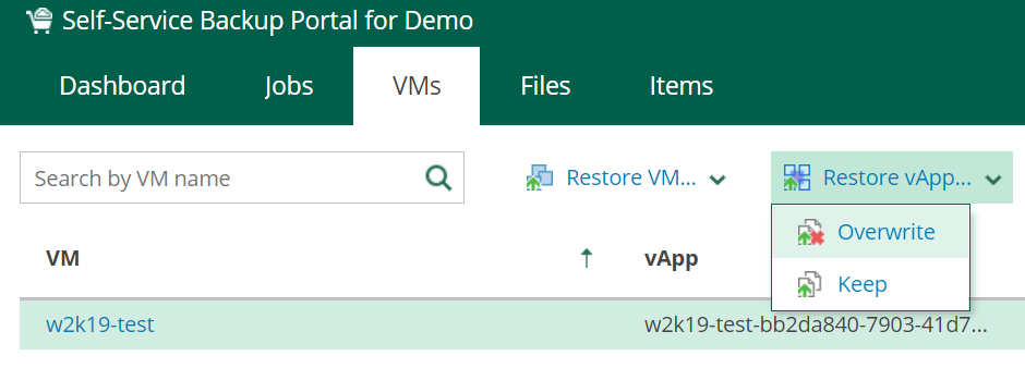 vprotect-vm-page-restore-vapp