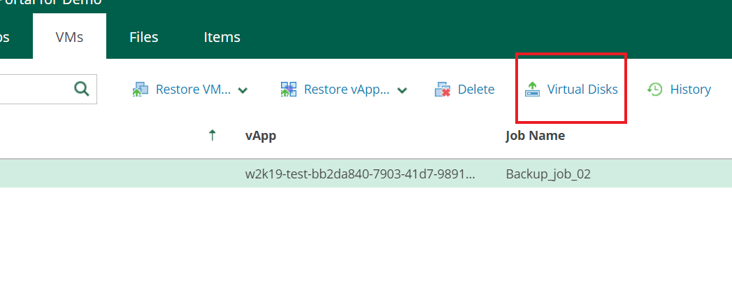 vprotect-vm-page-vdisk-restore